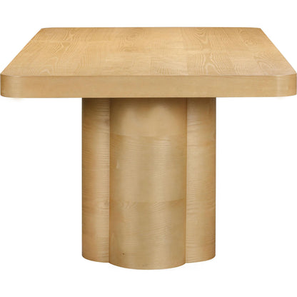 Bambi Ash Dining Table by TOV Furniture. Made from unique in a transitional style.