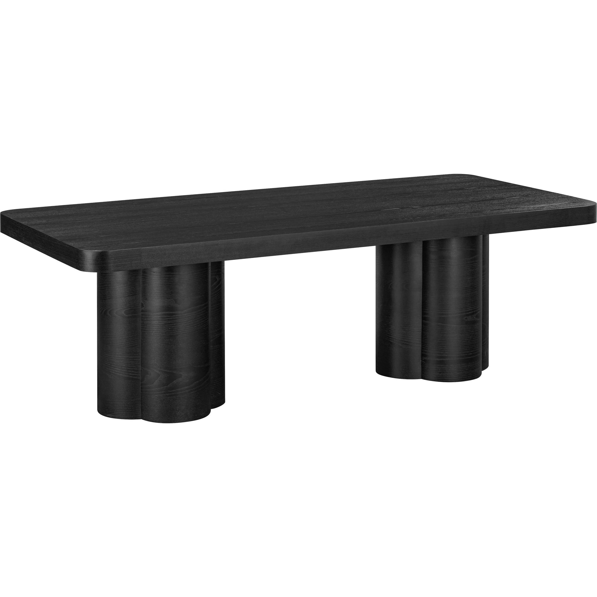 Bambi Ash Dining Table by TOV Furniture. Made from unique in a transitional style.