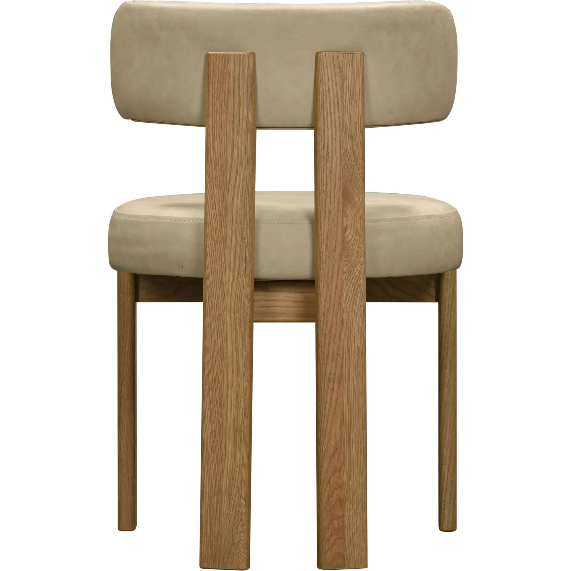 Odessa Vegan Leather Dining Chair by TOV Furniture. Made from faux leather, wood in a transitional style.