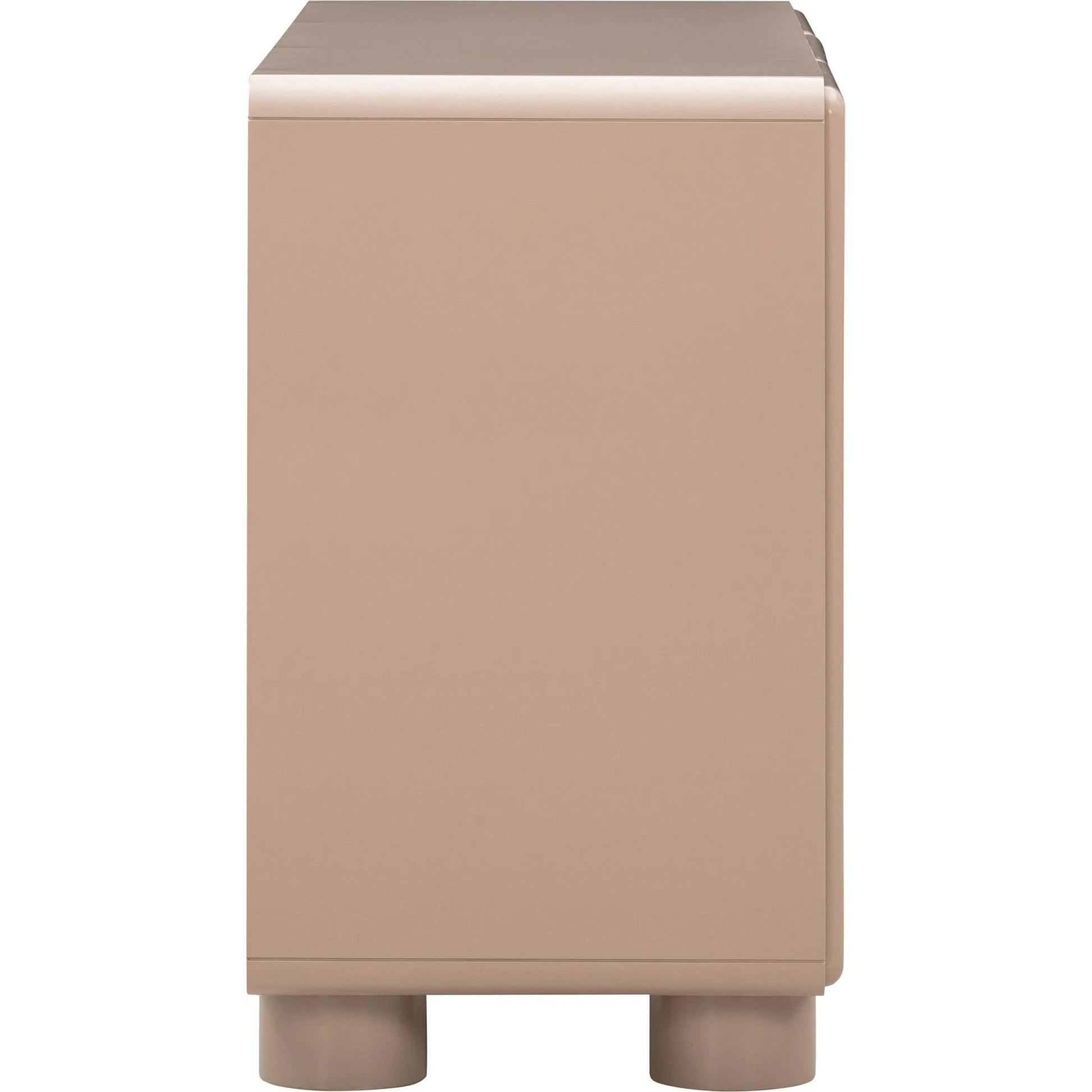 Tammy Buffet by TOV Furniture in taupe. Made from mdf, rubberwood in a eclectic & global style.
