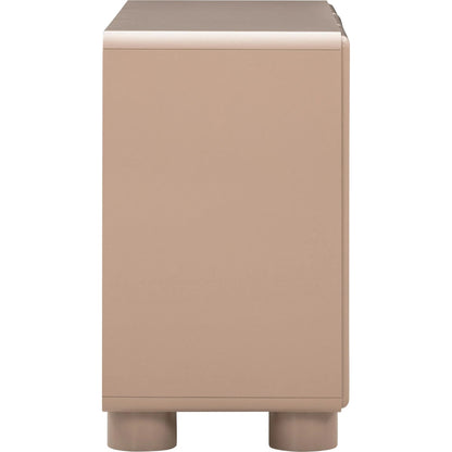 Tammy Buffet by TOV Furniture in taupe. Made from mdf, rubberwood in a eclectic & global style.