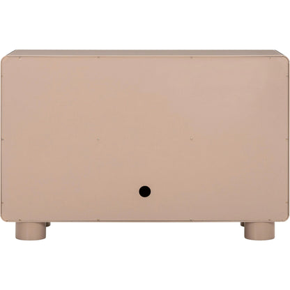 Tammy Buffet by TOV Furniture in taupe. Made from mdf, rubberwood in a eclectic & global style.