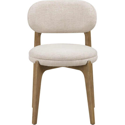 Carnation Performance Fabric Dining Chair by TOV Furniture. Made from fabric, plywood, rubberwood in a unique style.
