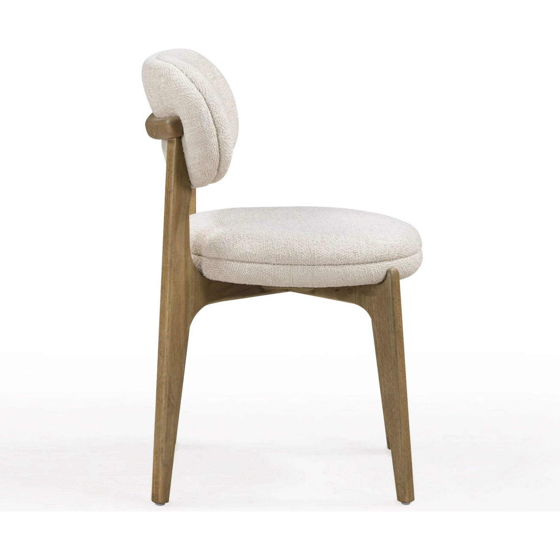 Carnation Performance Fabric Dining Chair by TOV Furniture. Made from fabric, plywood, rubberwood in a unique style.
