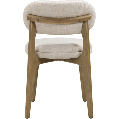 Carnation Performance Fabric Dining Chair by TOV Furniture. Made from fabric, plywood, rubberwood in a unique style.