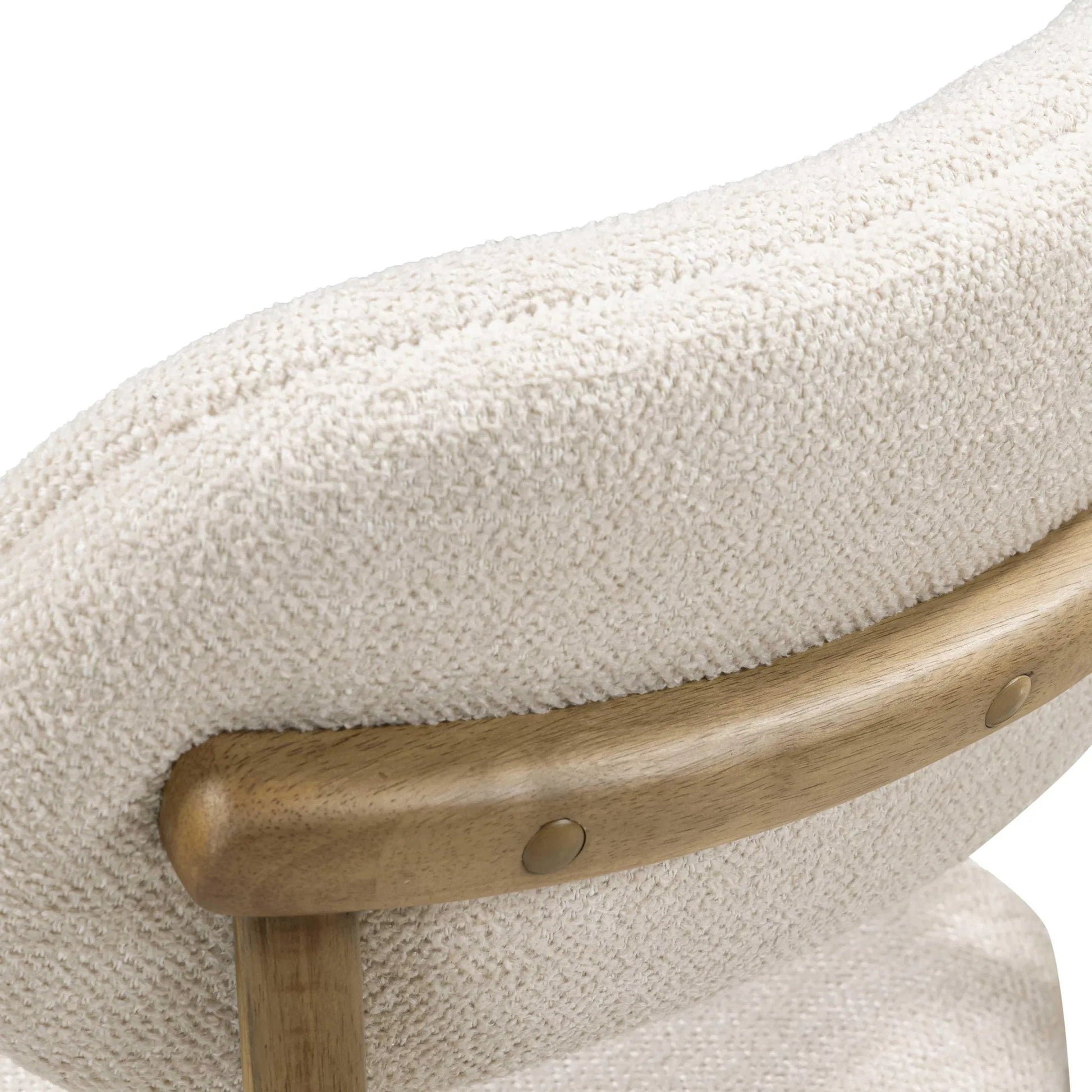 Carnation Performance Fabric Dining Chair by TOV Furniture. Made from fabric, plywood, rubberwood in a unique style.