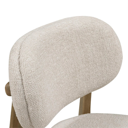 Carnation Performance Fabric Dining Chair by TOV Furniture. Made from fabric, plywood, rubberwood in a unique style.