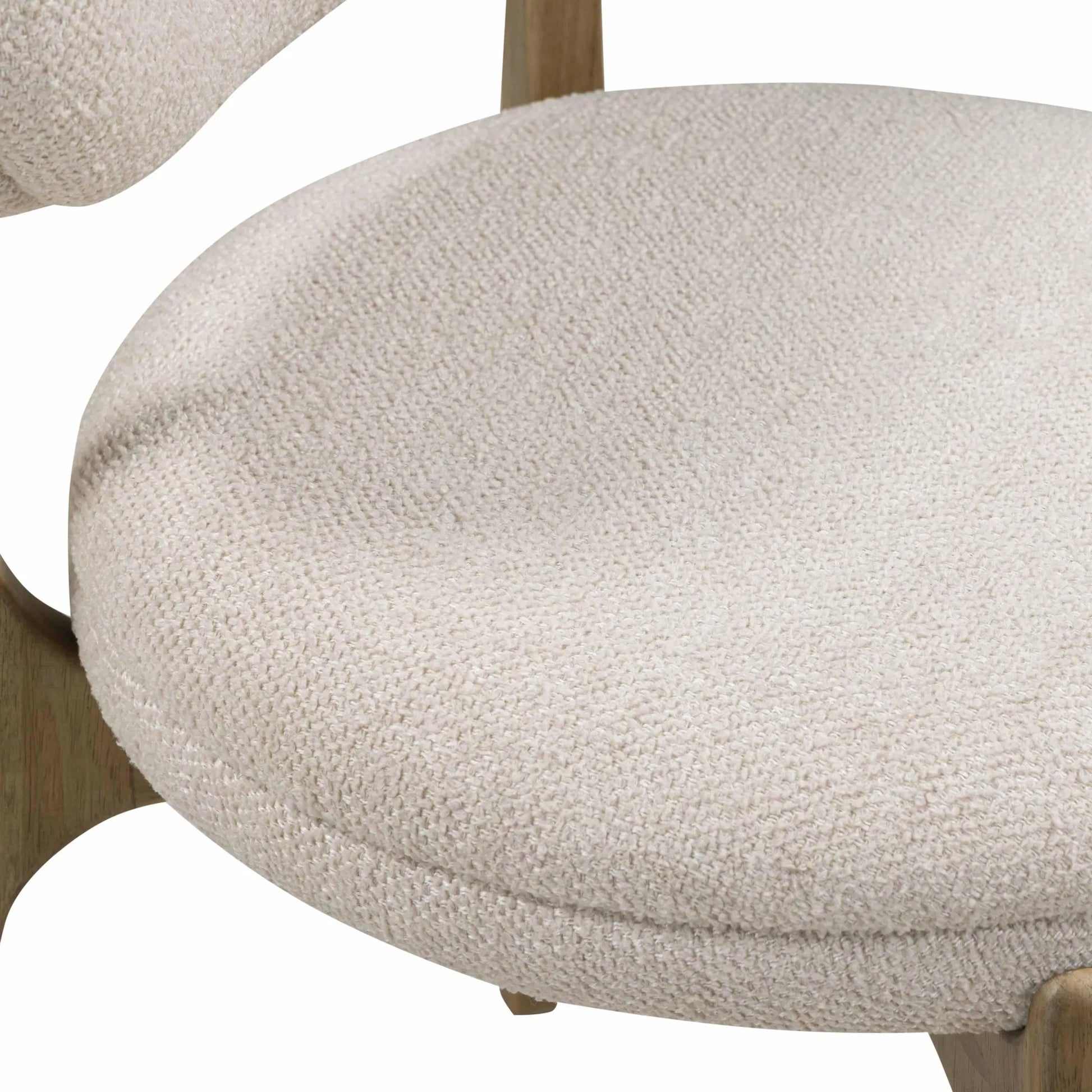 Carnation Performance Fabric Dining Chair by TOV Furniture. Made from fabric, plywood, rubberwood in a unique style.