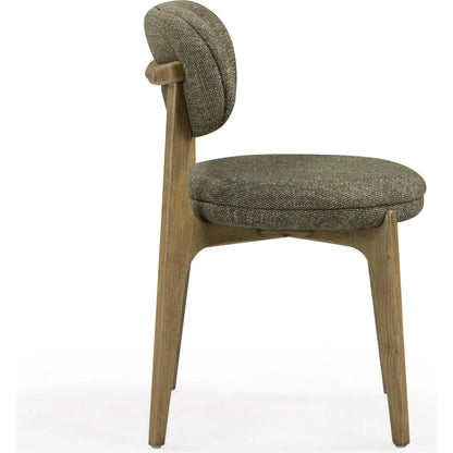 Carnation Performance Fabric Dining Chair by TOV Furniture. Made from fabric, plywood, rubberwood in a unique style.