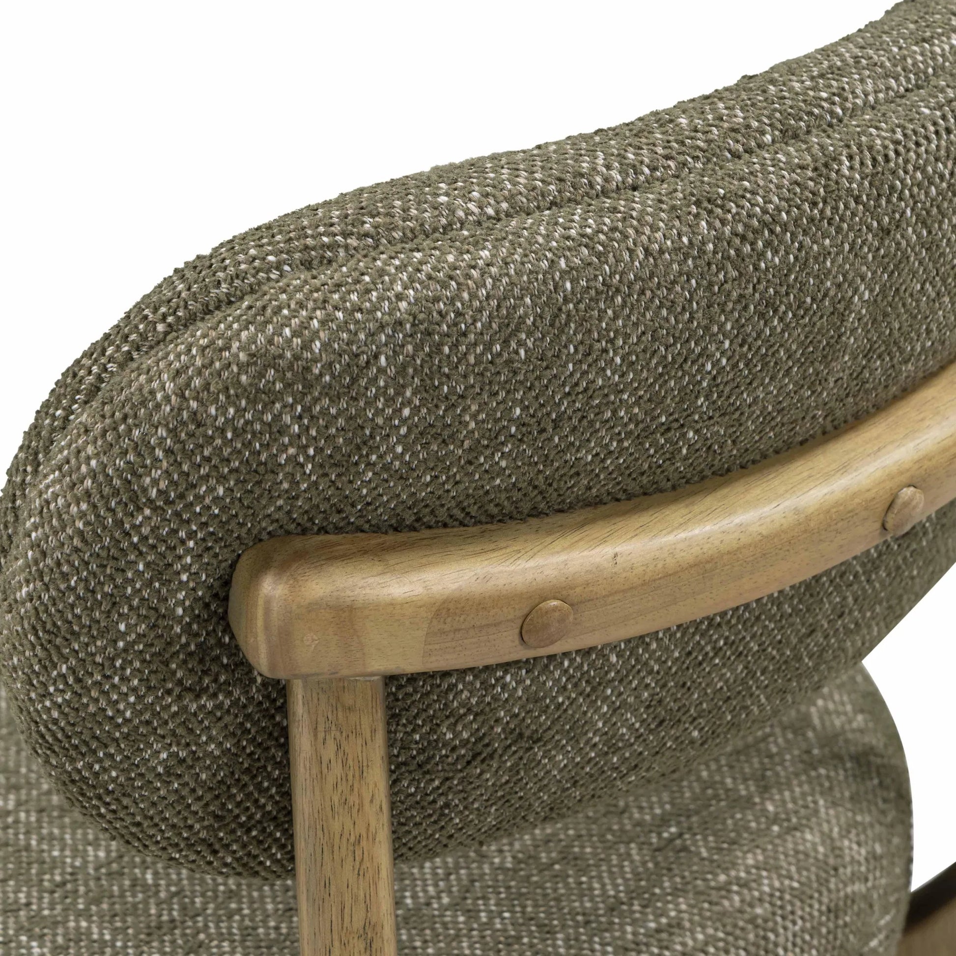 Carnation Performance Fabric Dining Chair by TOV Furniture. Made from fabric, plywood, rubberwood in a unique style.
