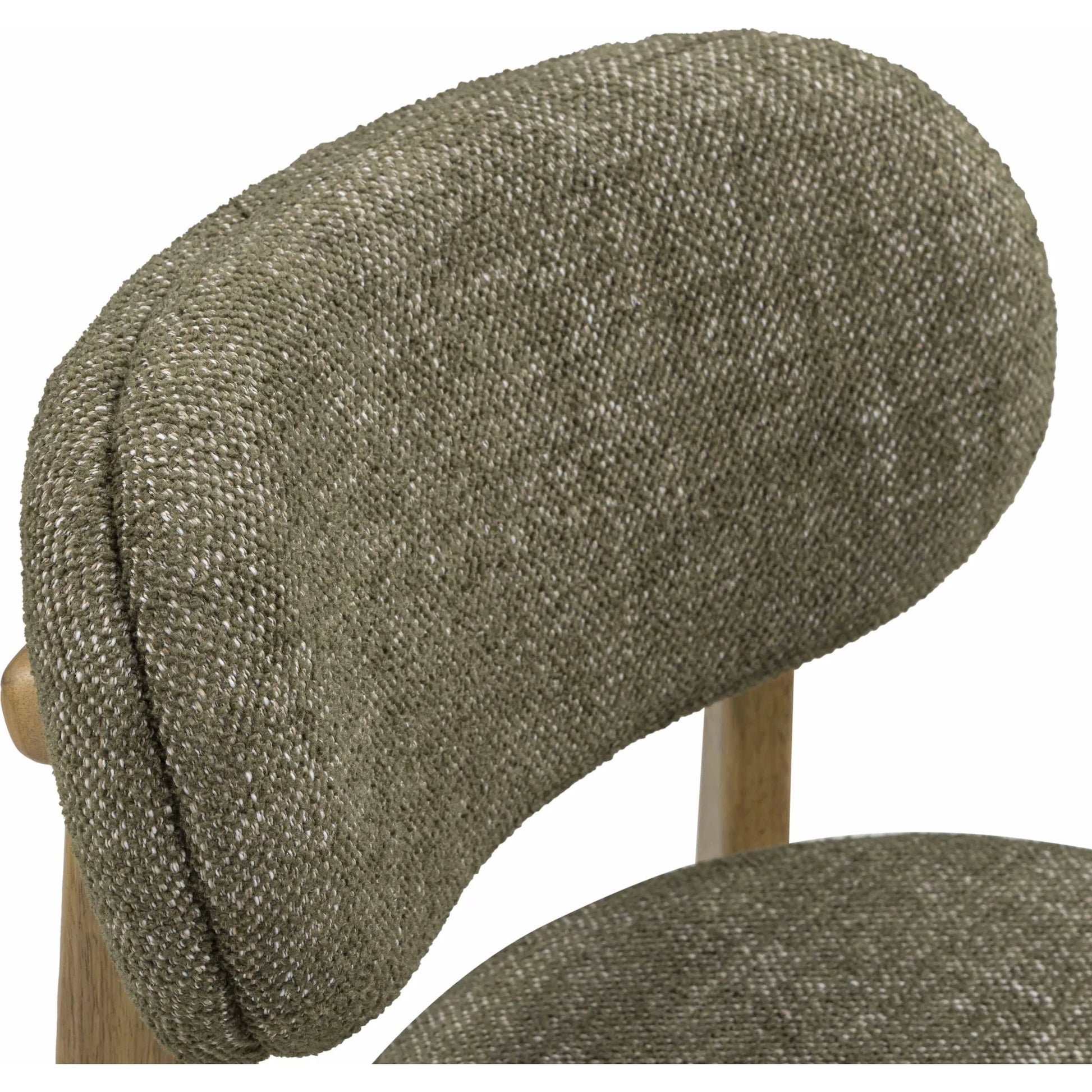 Carnation Performance Fabric Dining Chair by TOV Furniture. Made from fabric, plywood, rubberwood in a unique style.