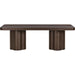 Bambi Ash Dining Table by TOV Furniture. Made from unique in a transitional style.