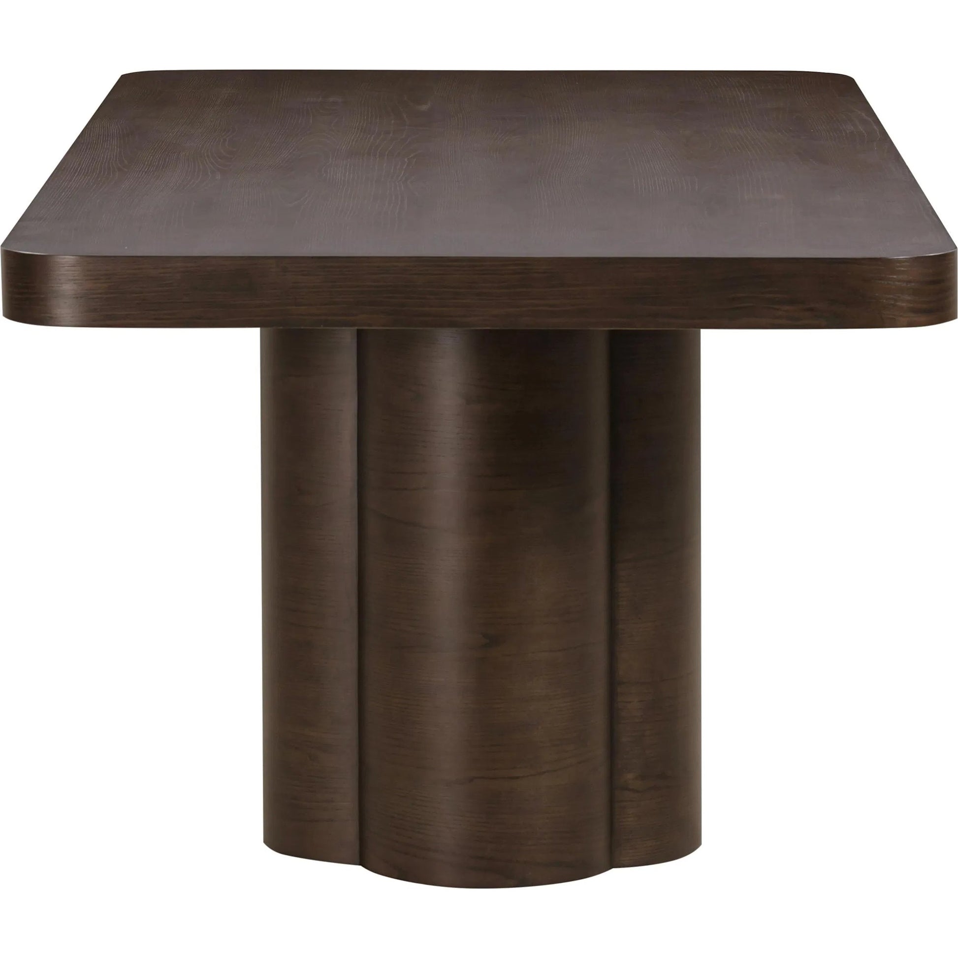 Bambi Ash Dining Table by TOV Furniture. Made from unique in a transitional style.