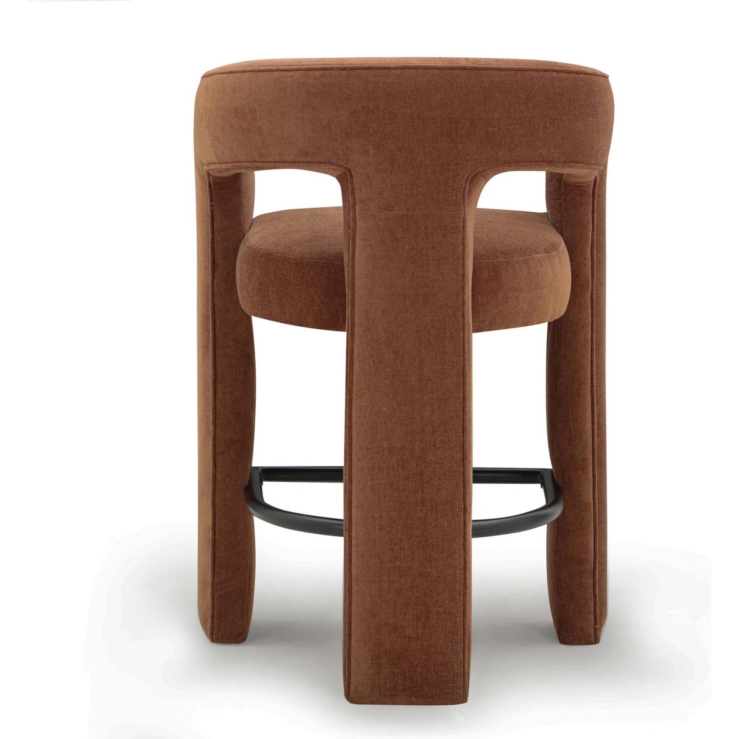 009 SI-2454329 | Additional Silo | Malone Performance Chenille Counter Stool by TOV Furniture. Made from fabric, metal, plywood in a unique style.