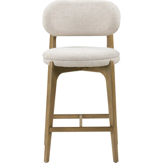 Carnation Performance Fabric Counter Stool by TOV Furniture. Made from fabric, plywood, rubberwood in a unique style.
