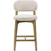 Carnation Performance Fabric Counter Stool by TOV Furniture. Made from fabric, plywood, rubberwood in a unique style.
