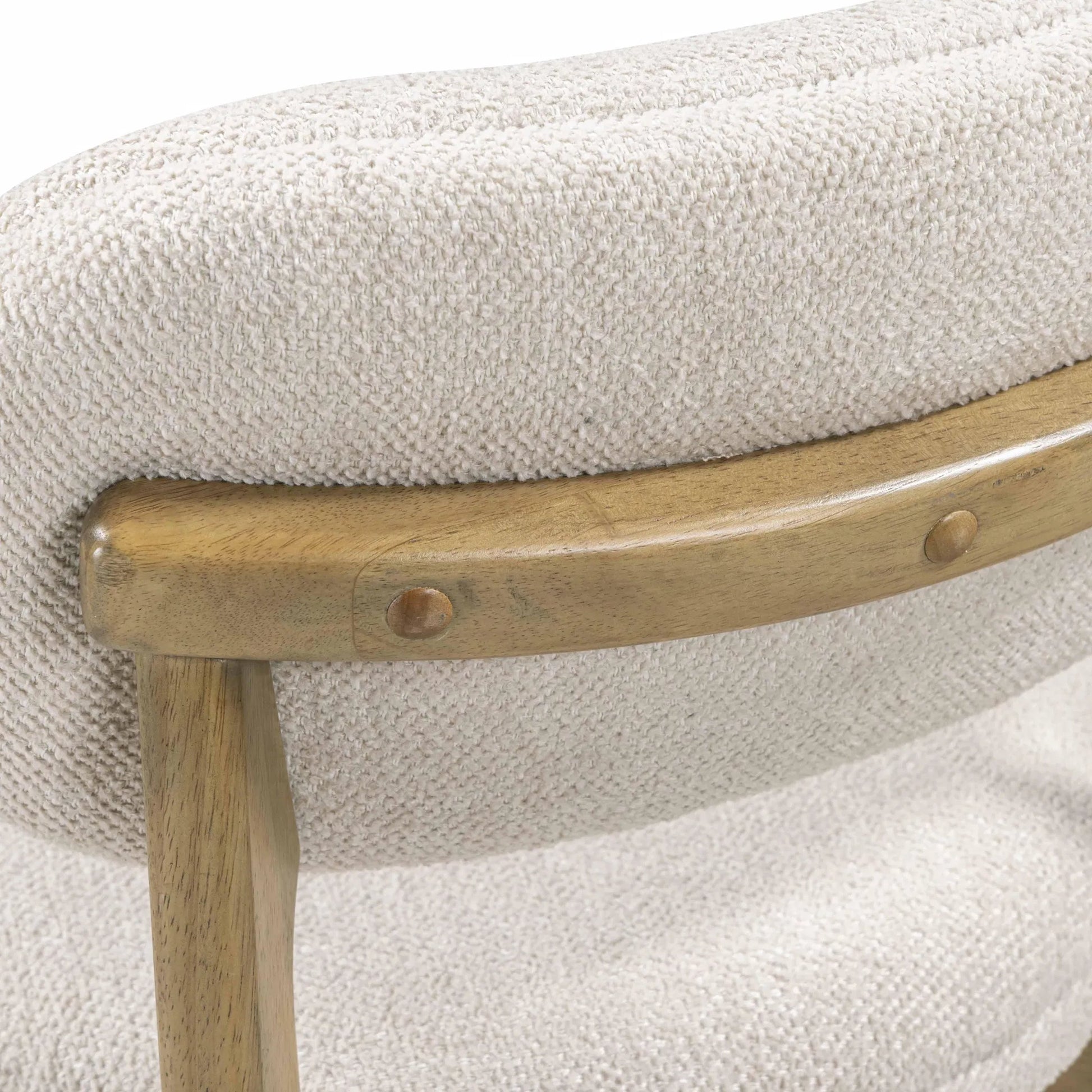 Carnation Performance Fabric Counter Stool by TOV Furniture. Made from fabric, plywood, rubberwood in a unique style.