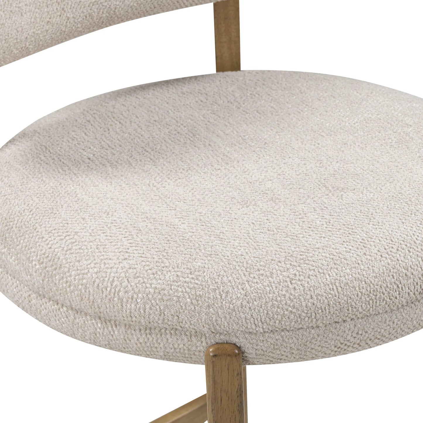 011 SI-2454294 | Closeup | Carnation Performance Fabric Counter Stool by TOV Furniture. Made from fabric, plywood, rubberwood in a unique style.