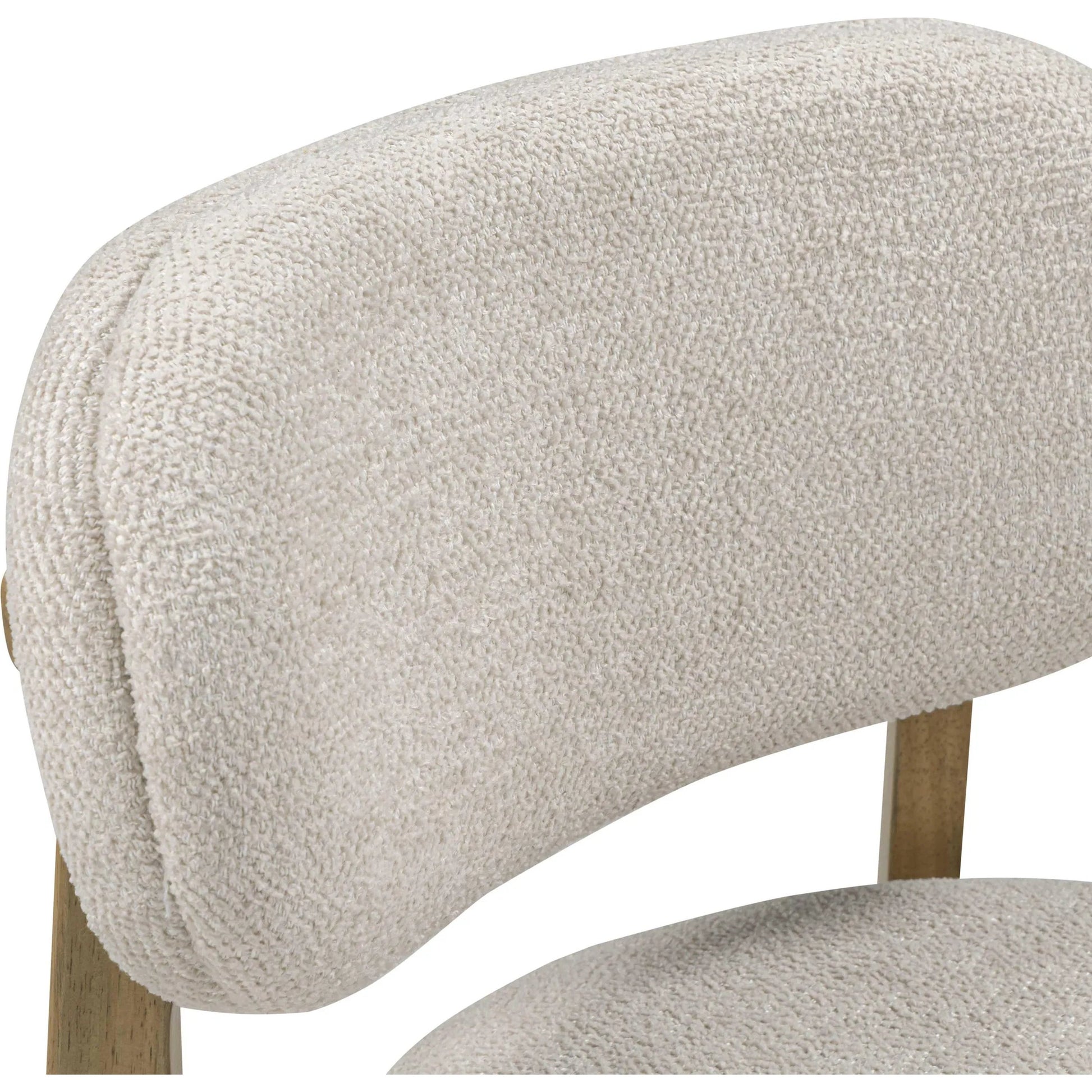 Carnation Performance Fabric Counter Stool by TOV Furniture. Made from fabric, plywood, rubberwood in a unique style.