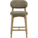 Carnation Performance Fabric Counter Stool by TOV Furniture. Made from fabric, plywood, rubberwood in a unique style.