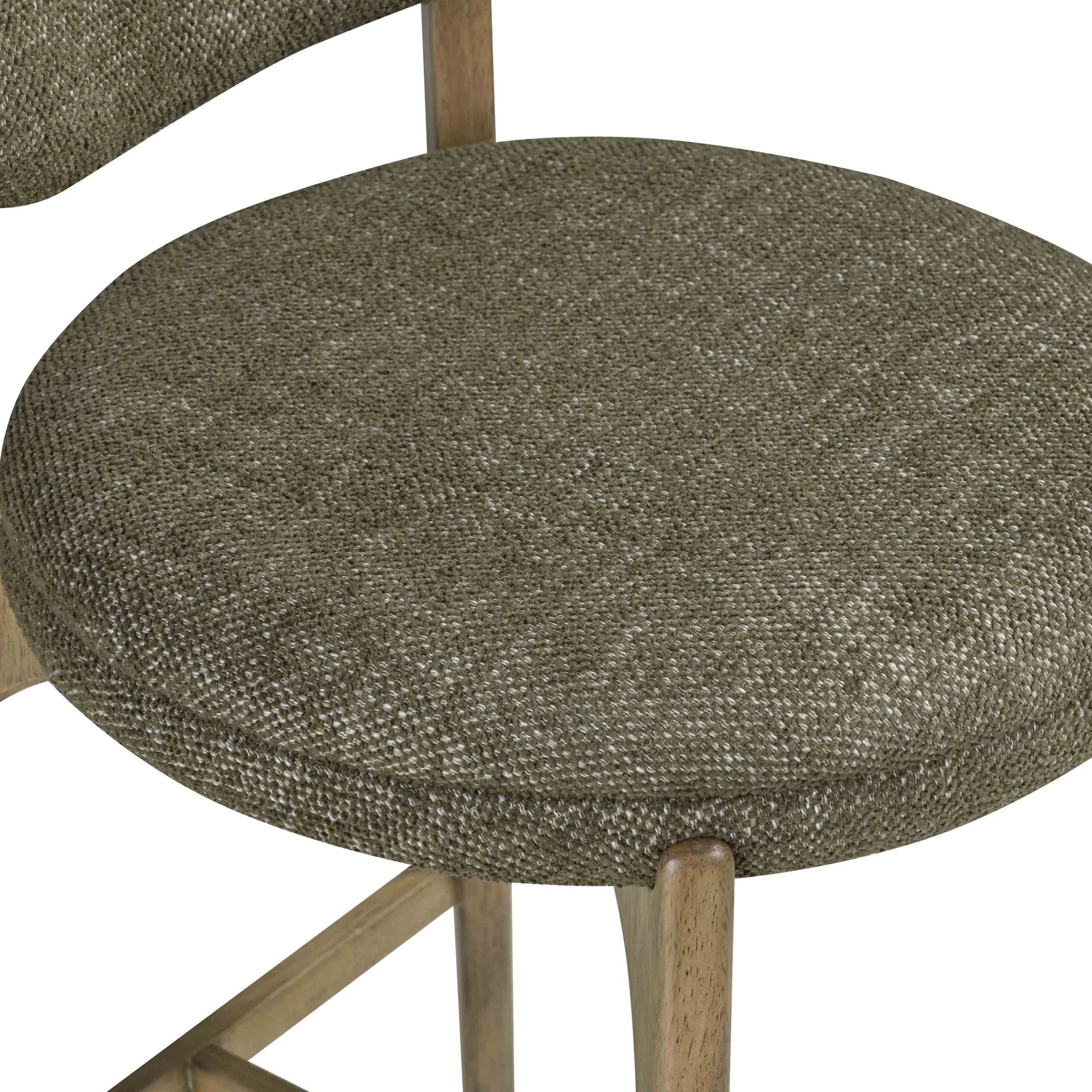 Carnation Performance Fabric Counter Stool by TOV Furniture. Made from fabric, plywood, rubberwood in a unique style.
