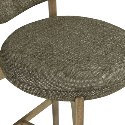 Carnation Performance Fabric Counter Stool by TOV Furniture. Made from fabric, plywood, rubberwood in a unique style.