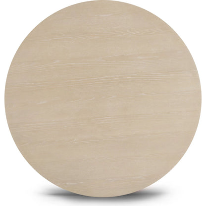 Brocha Wood Round Dining Table by TOV Furniture. Made from ash, mdf, rubberwood, veneer in a unique style.