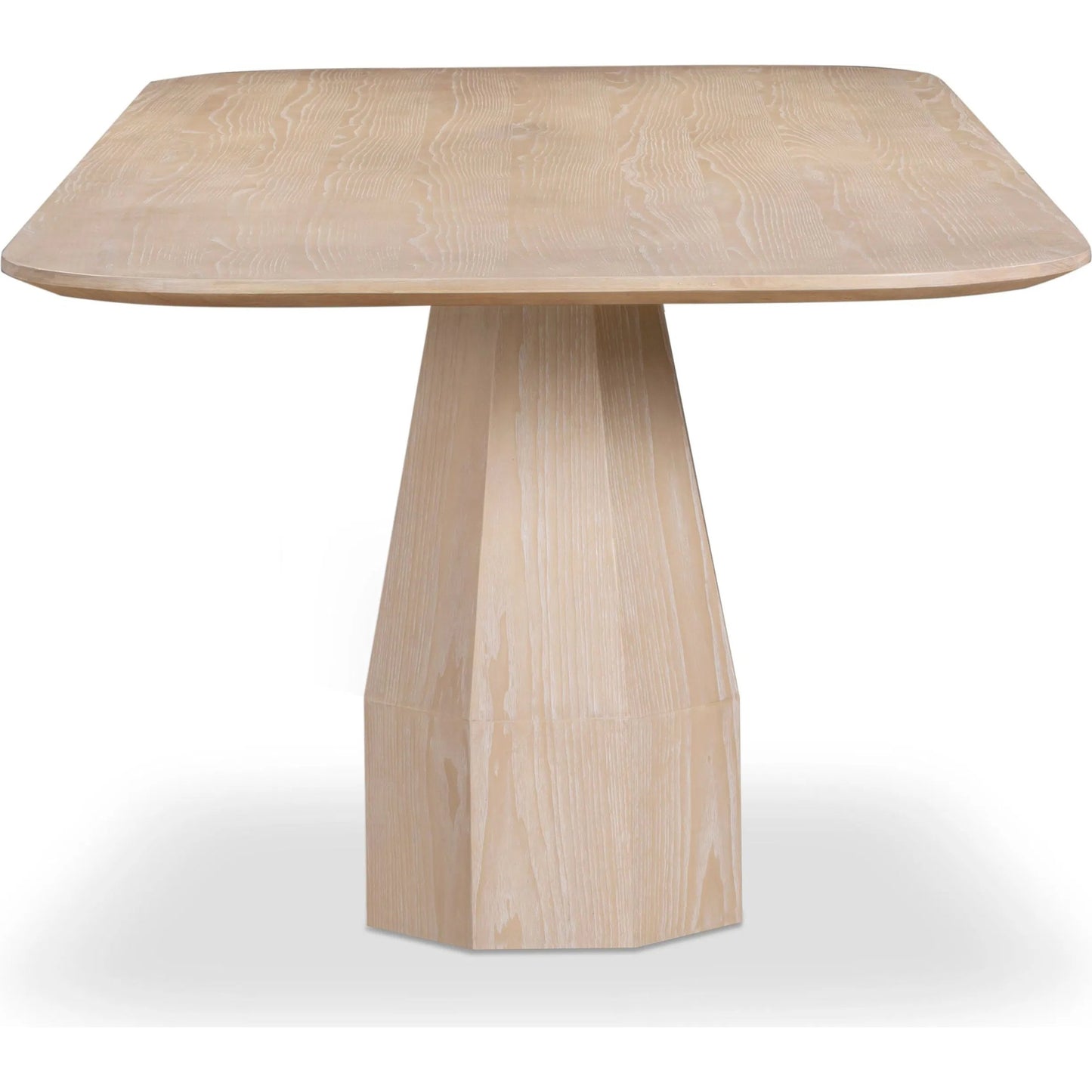 001 SI-2535599 | Additional Silo | Brocha Wood Rectangular Dining Table by TOV Furniture in driftwood. Made from ash, mdf, rubberwood, veneer in a unique style.