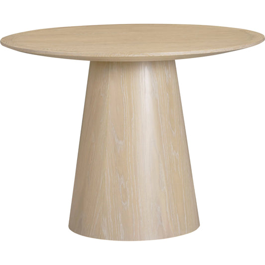 Sahara Round Dining Table by TOV Furniture. Made from mdf, oak, oak veneer in a modern style.