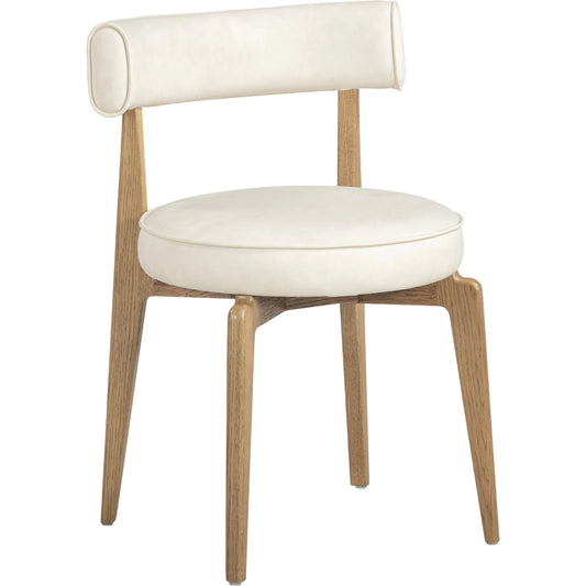 Nikita Performance Vegan Leather Dining Chair by TOV Furniture. Made from unique in a transitional style.