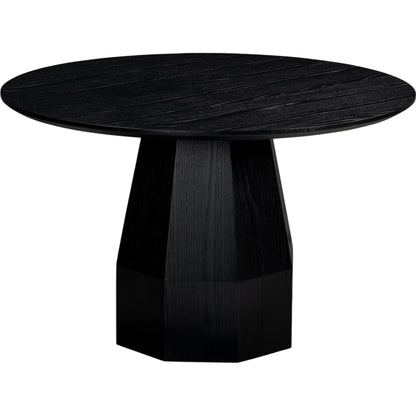 Brocha Wood Round Dining Table by TOV Furniture. Made from ash, mdf, rubberwood, veneer in a unique style.