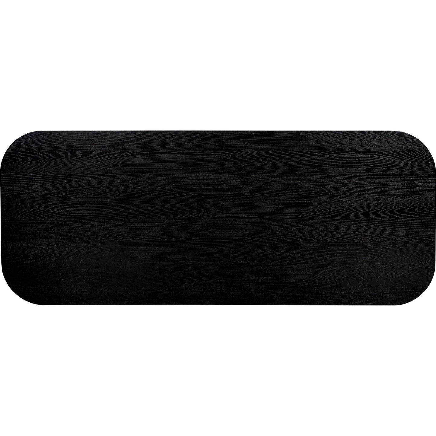 001 SI-2535598 | Additional Silo | Brocha Ash Wood Rectangular Dining Table by TOV Furniture in black. Made from mdf, rubberwood, veneer in a unique style.