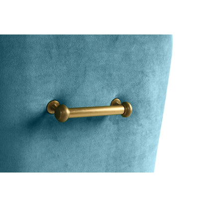 Beatrix Side Chair by TOV Furniture. Made from velvet in a modern style.