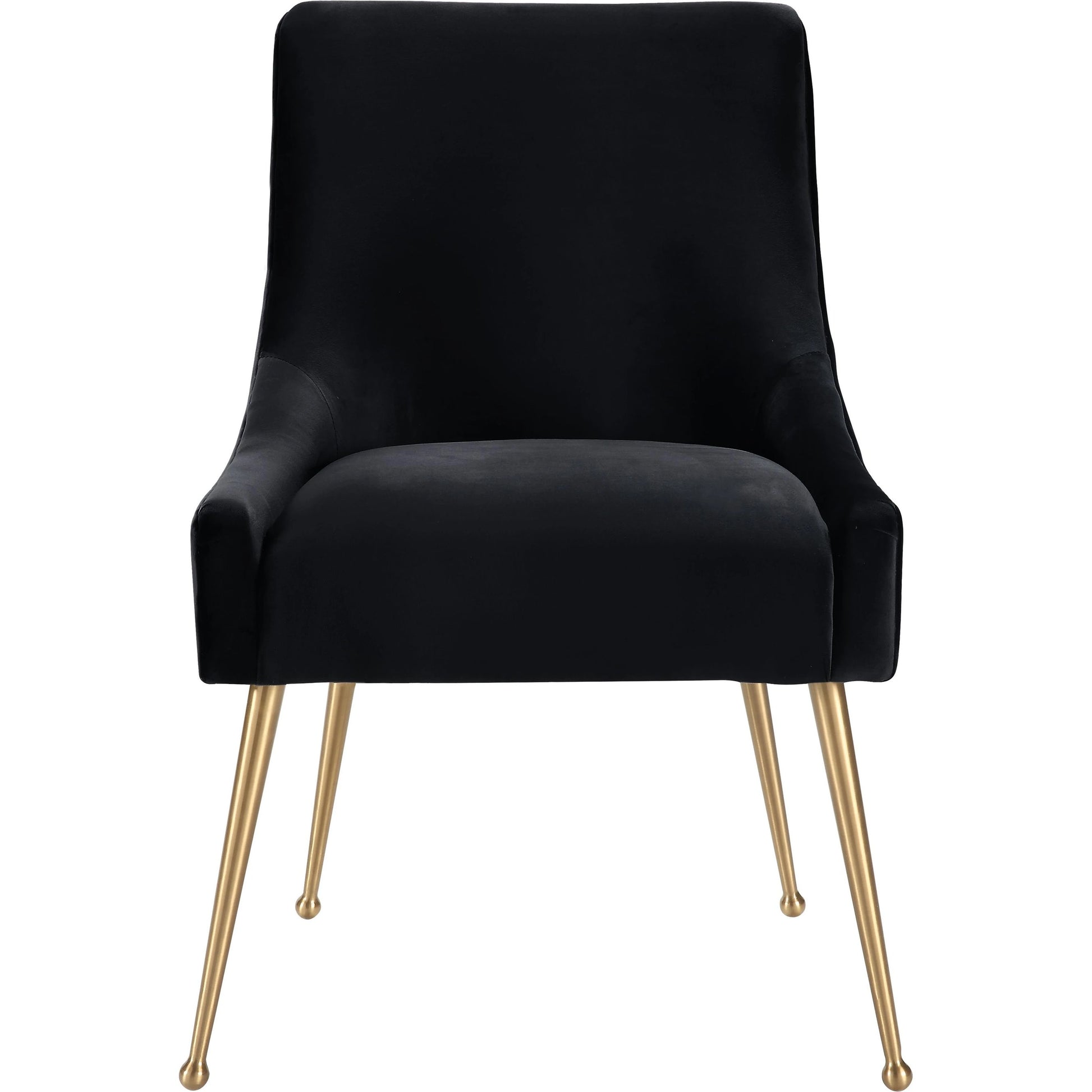 Beatrix Side Chair by TOV Furniture. Made from velvet in a modern style.