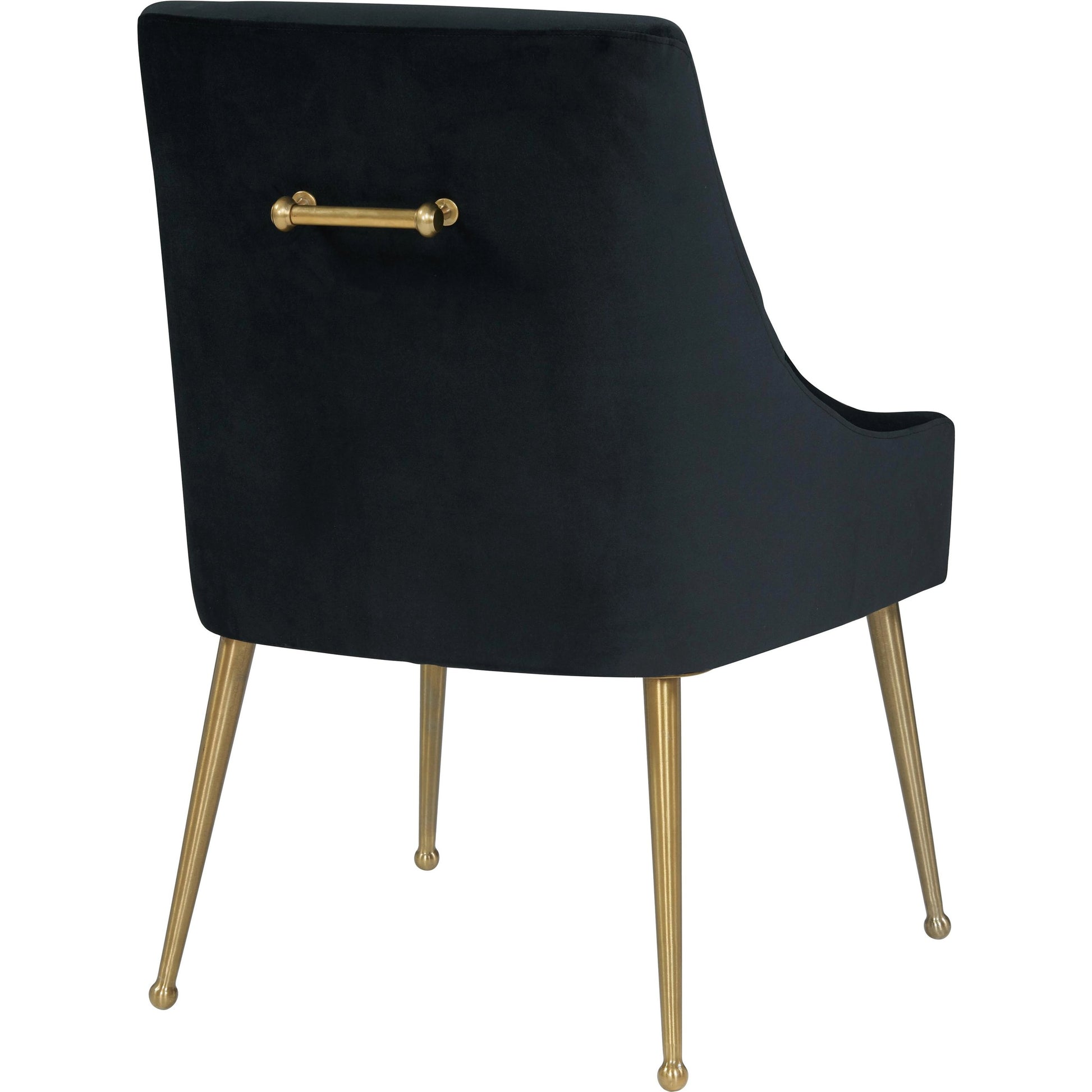 Beatrix Side Chair by TOV Furniture. Made from velvet in a modern style.