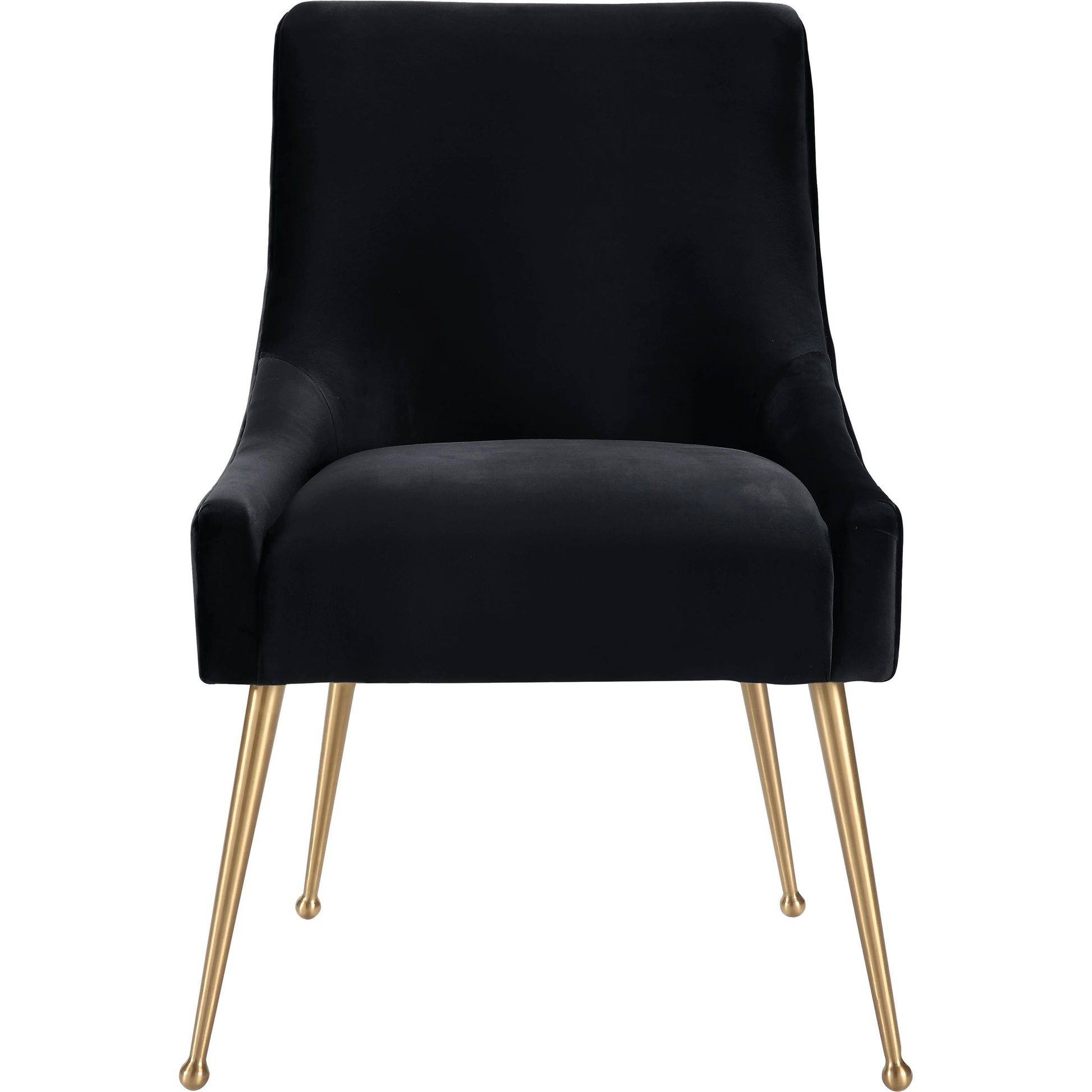 Beatrix Side Chair by TOV Furniture. Made from velvet in a modern style.