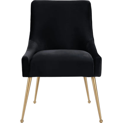 Beatrix Side Chair by TOV Furniture. Made from velvet in a modern style.