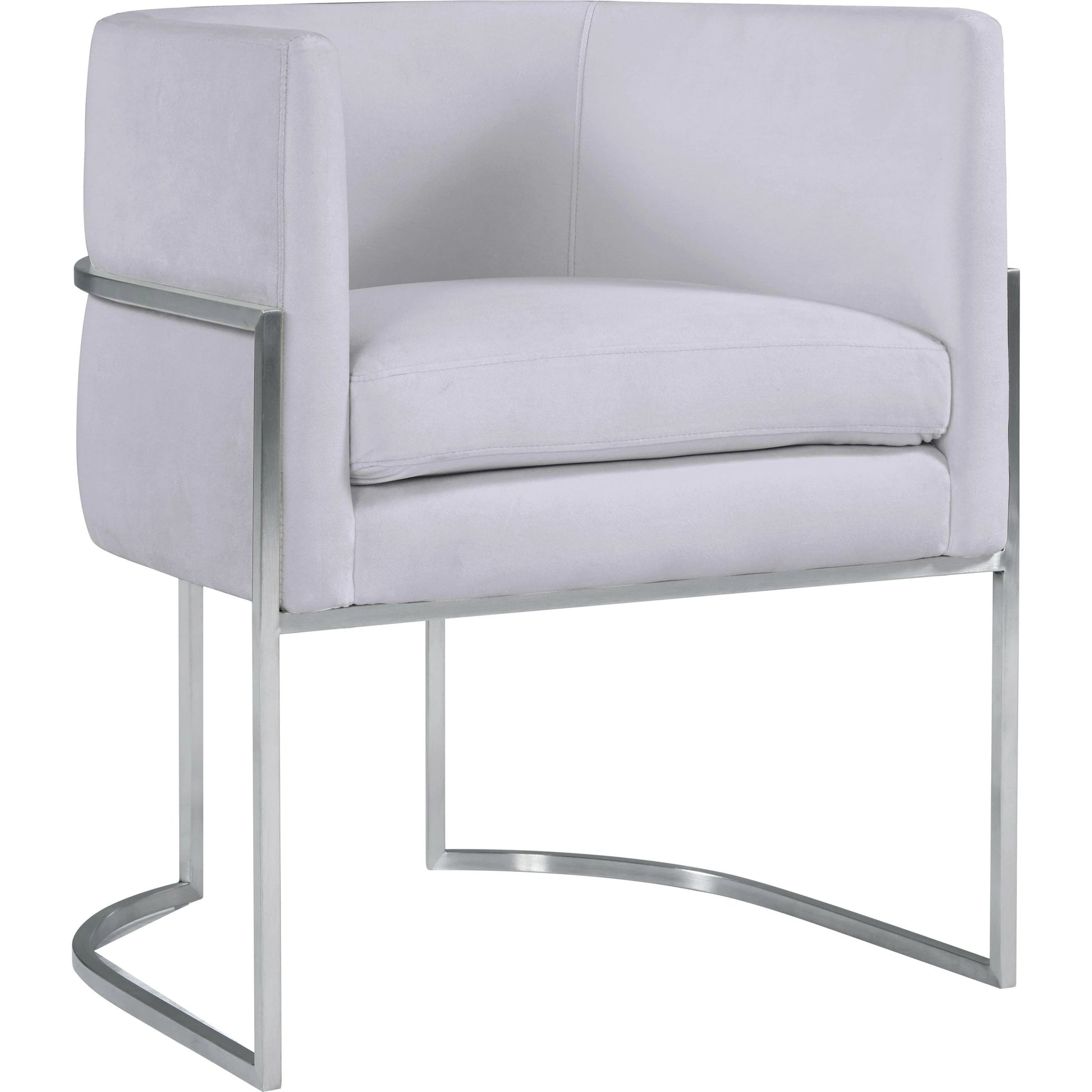 Giselle Dining Chair by TOV Furniture. Made from velvet in a modern style.