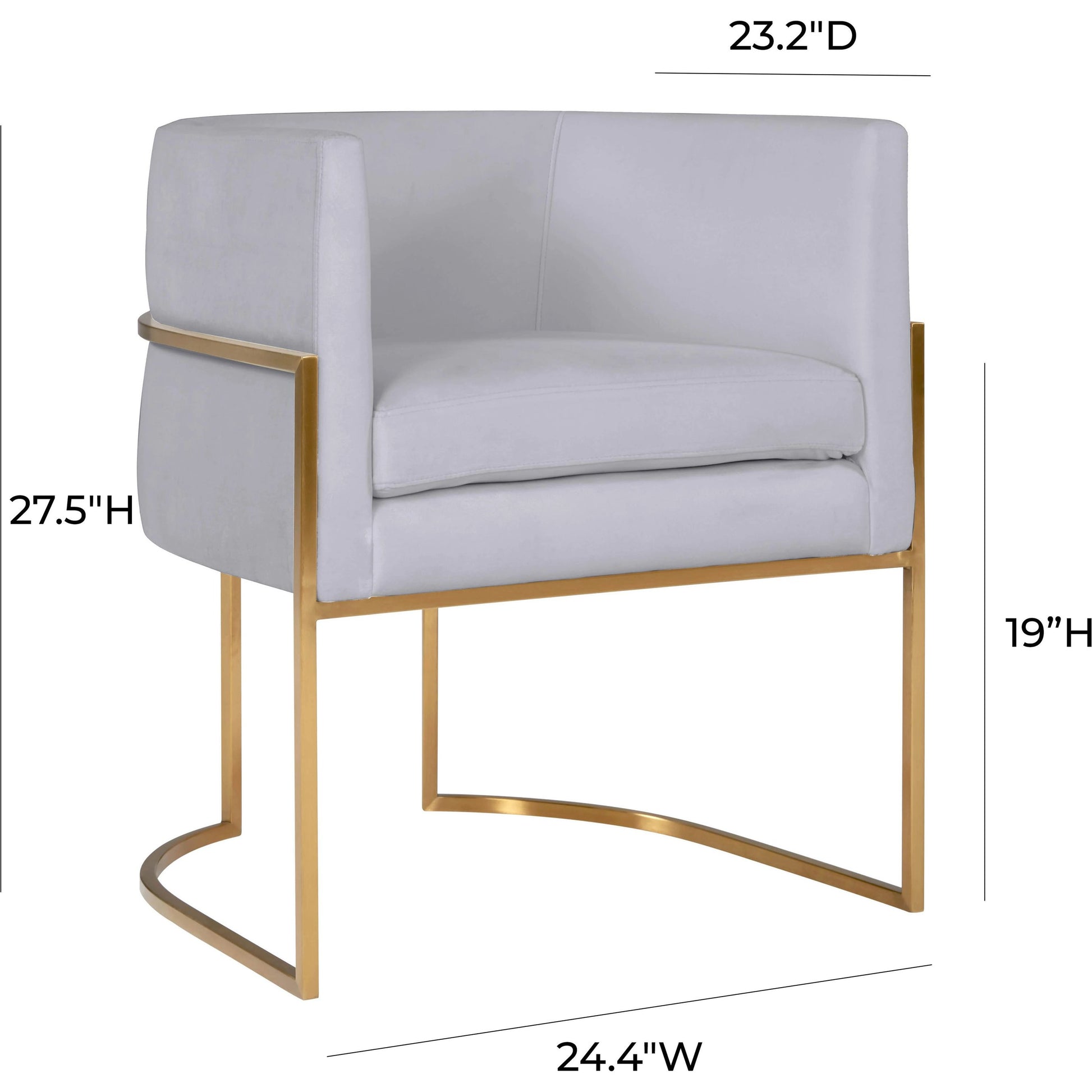 Giselle Dining Chair by TOV Furniture. Made from velvet in a modern style.