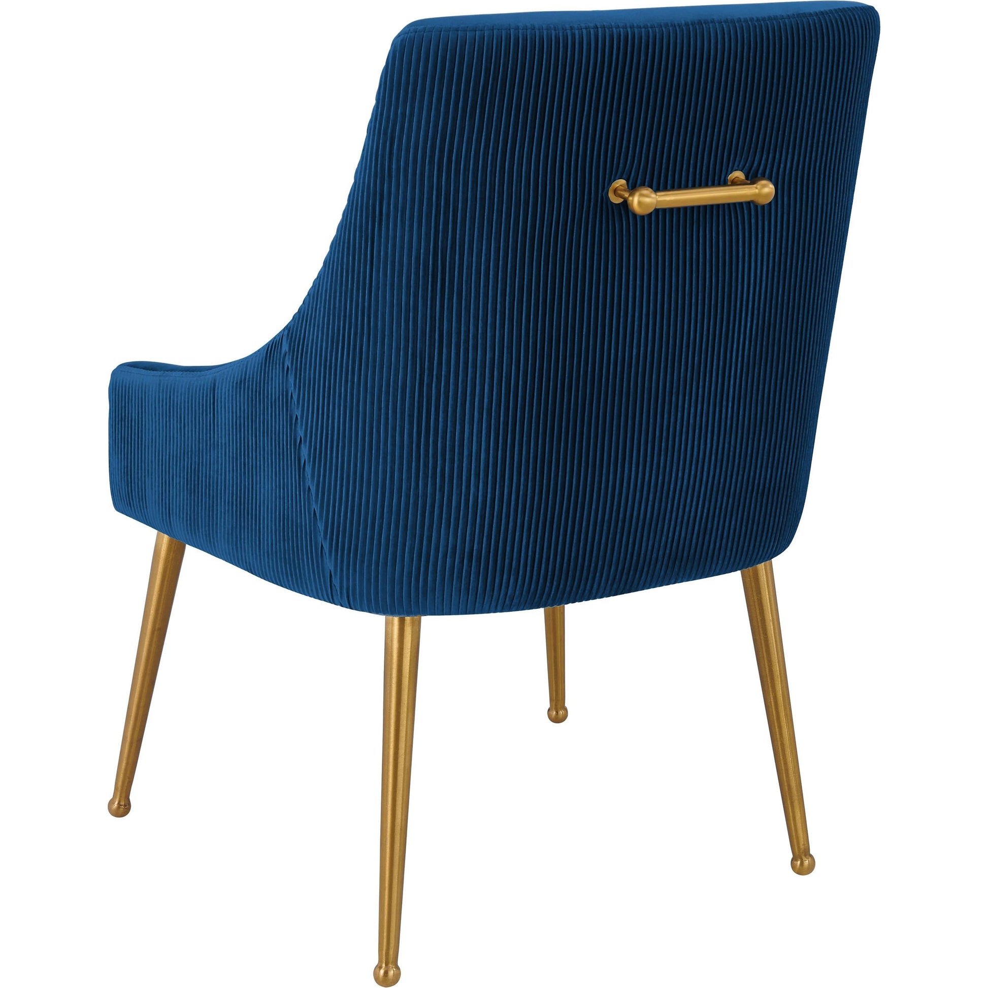 Beatrix Side Chair by TOV Furniture. Made from velvet in a modern style.