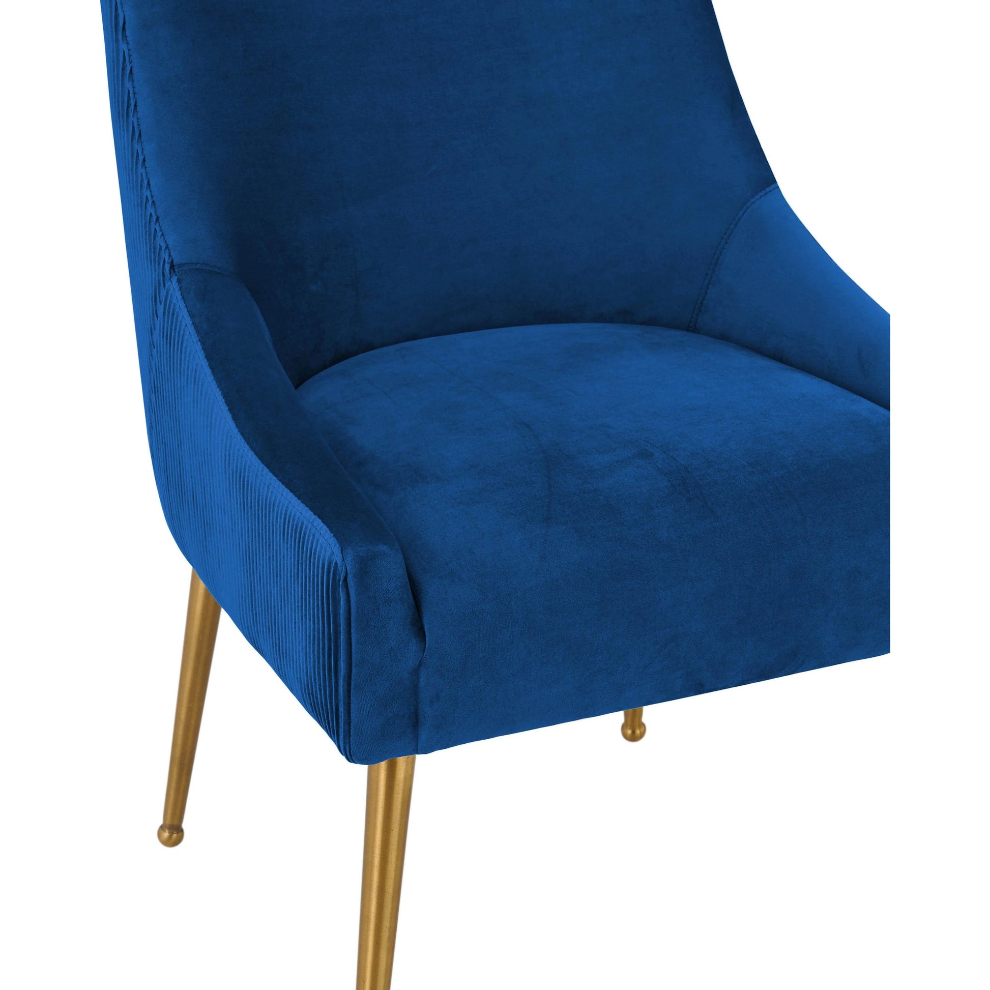 Beatrix Side Chair by TOV Furniture. Made from velvet in a modern style.