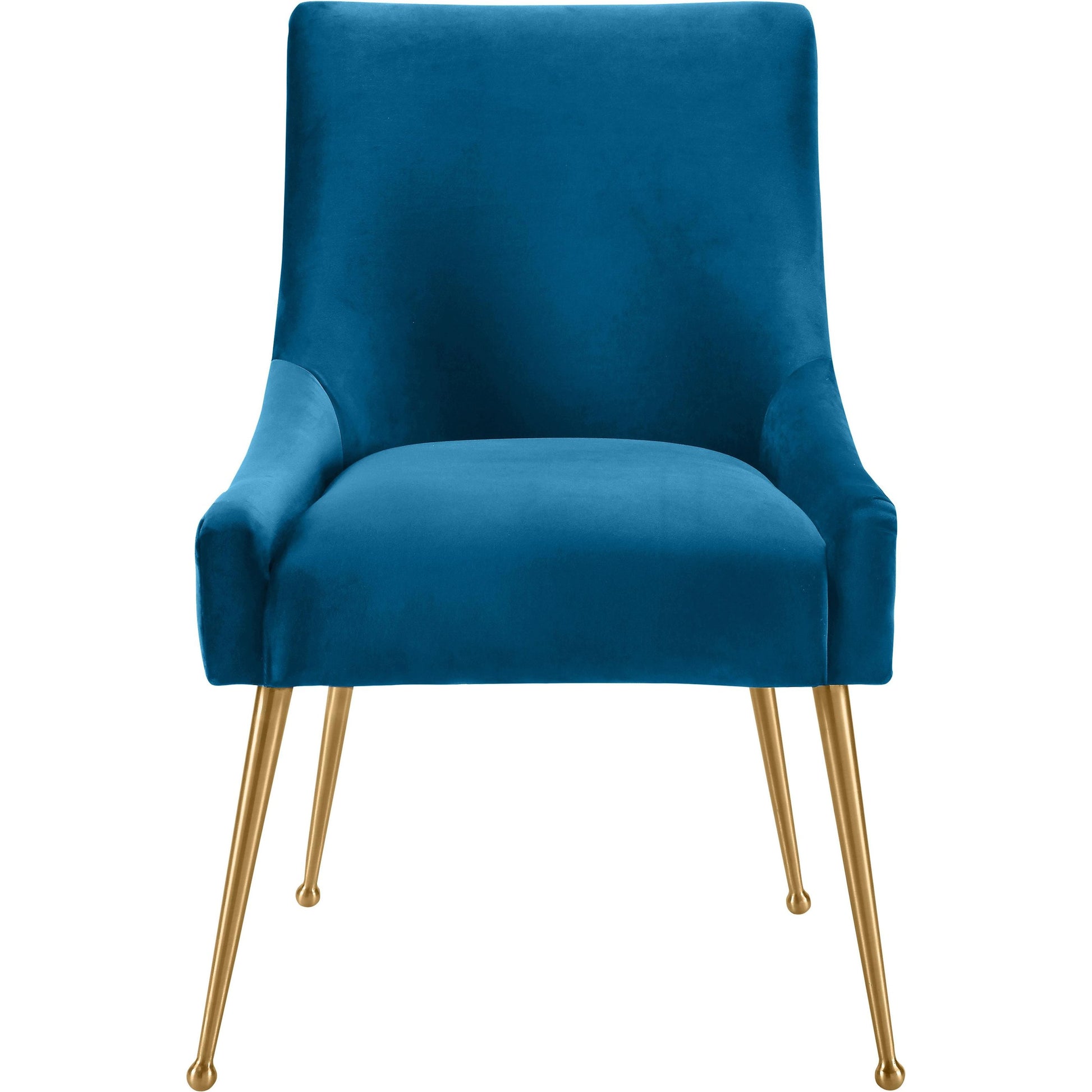 Beatrix Side Chair by TOV Furniture. Made from velvet in a modern style.