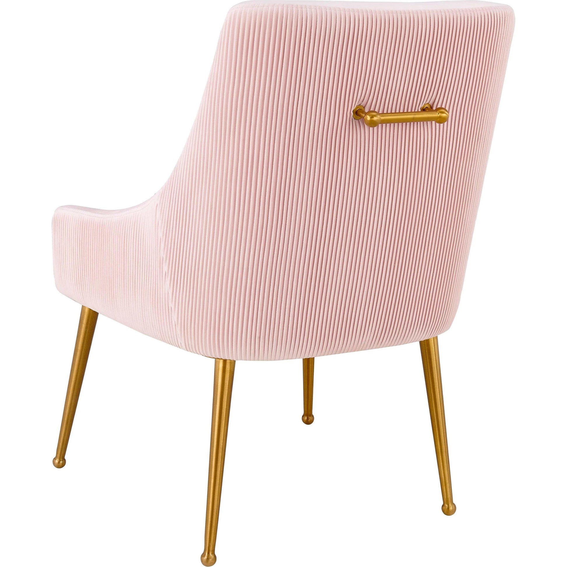 Beatrix Side Chair by TOV Furniture. Made from velvet in a modern style.