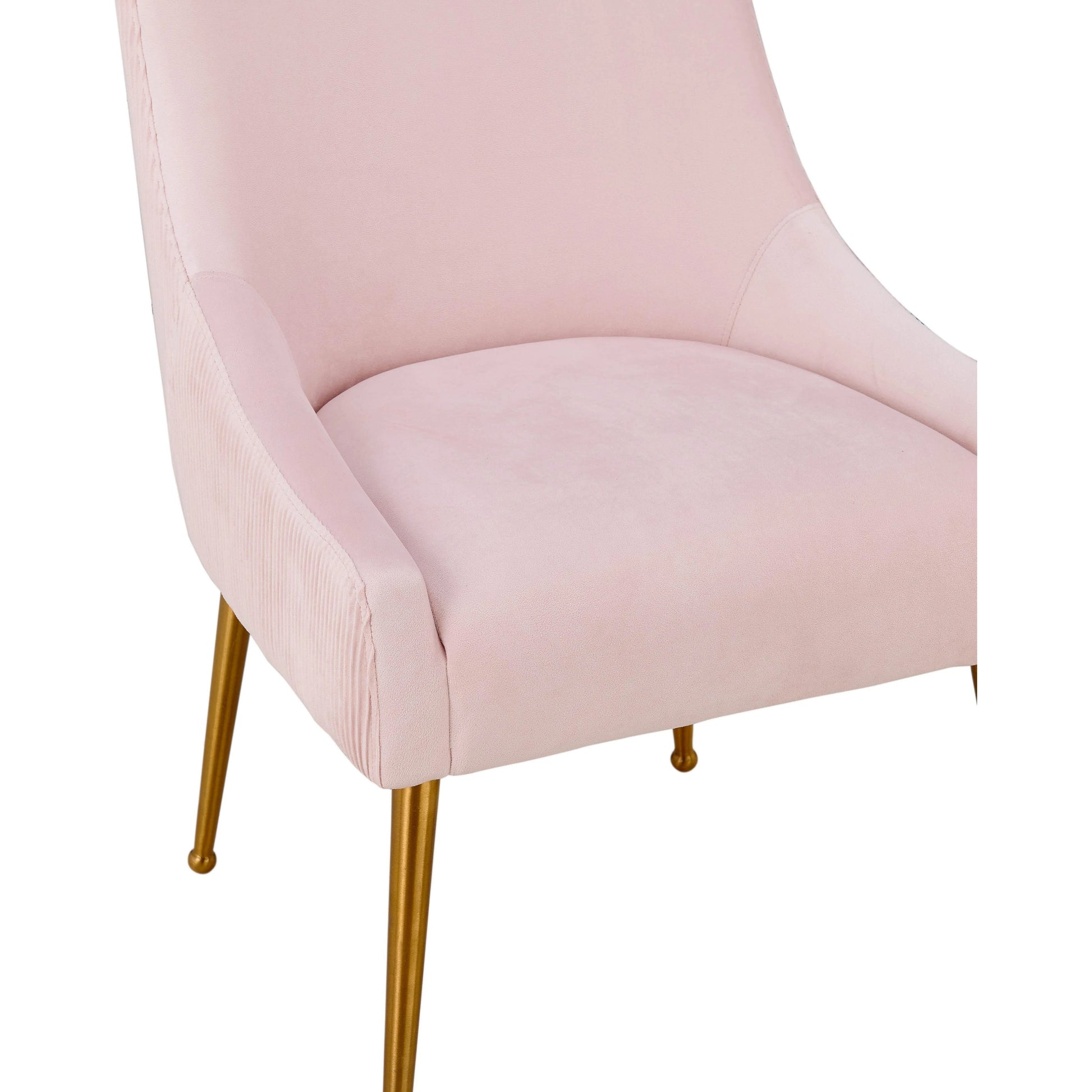 Beatrix Side Chair by TOV Furniture. Made from velvet in a modern style.
