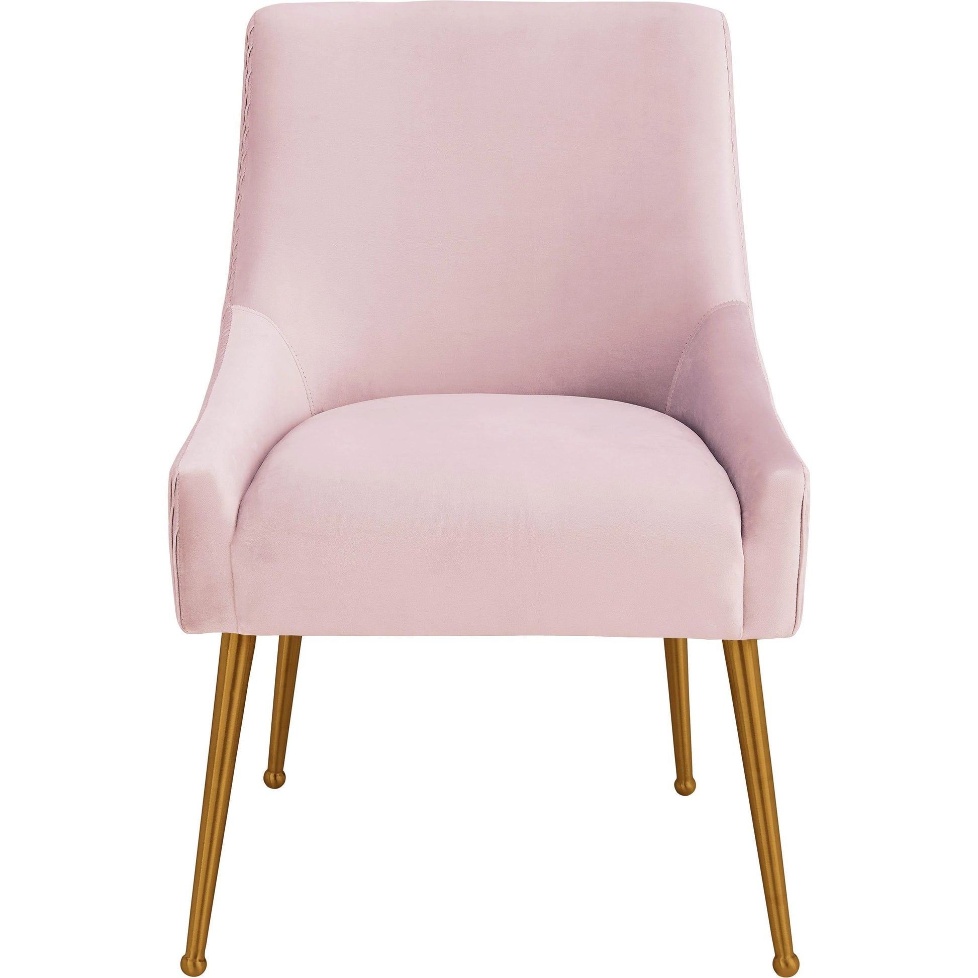 Beatrix Side Chair by TOV Furniture. Made from velvet in a modern style.