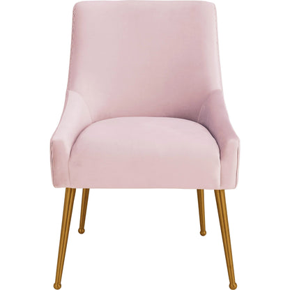 Beatrix Side Chair by TOV Furniture. Made from velvet in a modern style.