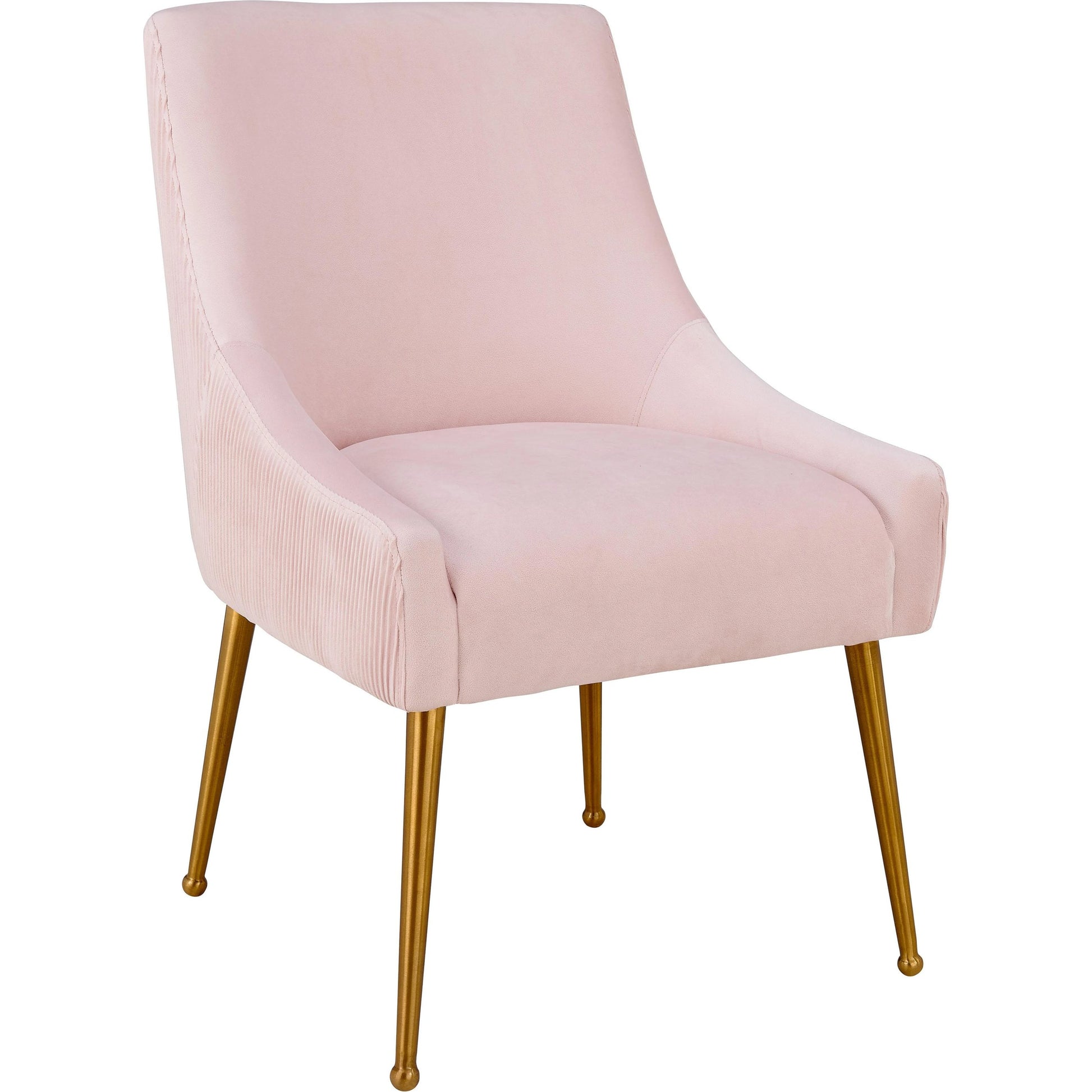 Beatrix Side Chair by TOV Furniture. Made from velvet in a modern style.