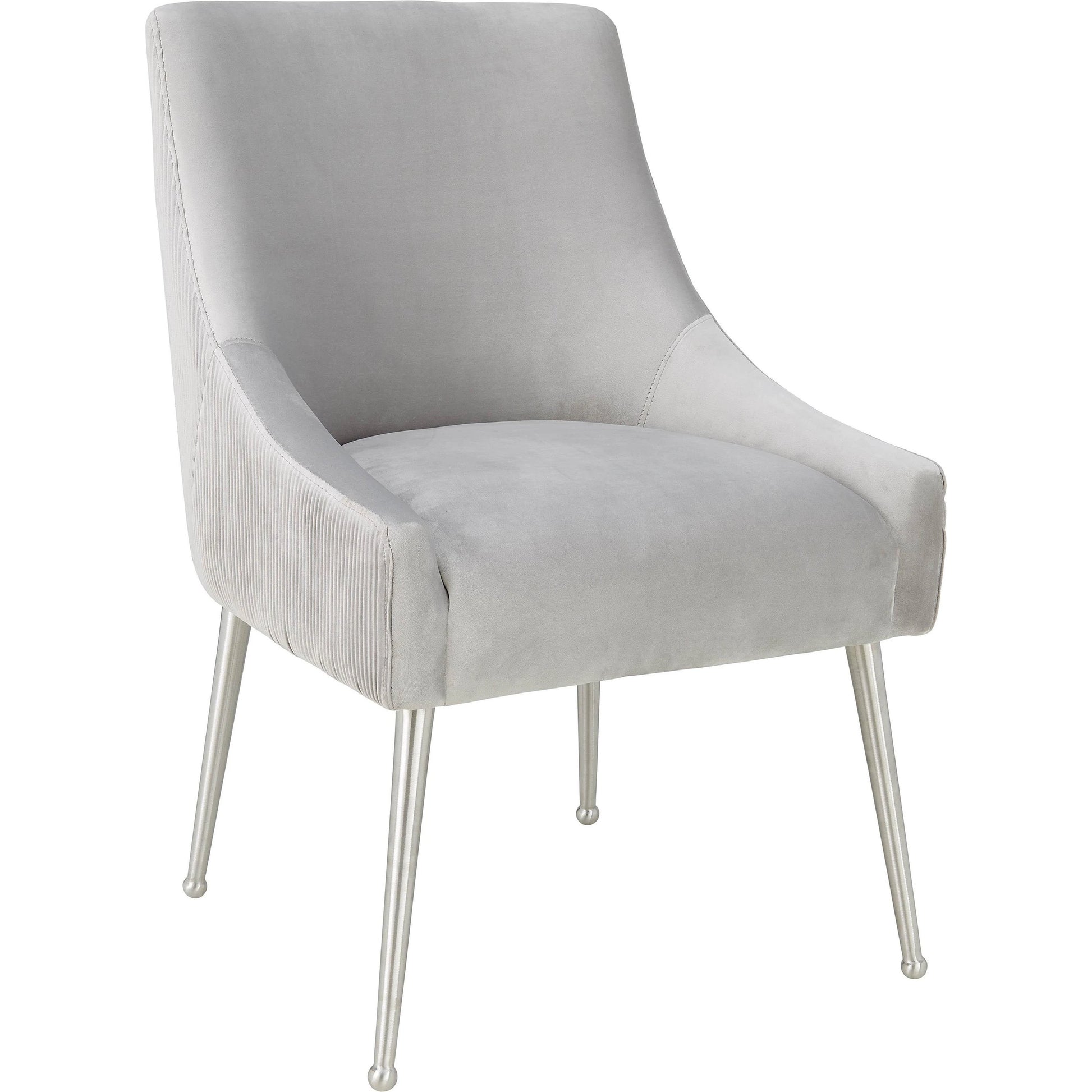 Beatrix Side Chair by TOV Furniture. Made from velvet in a modern style.