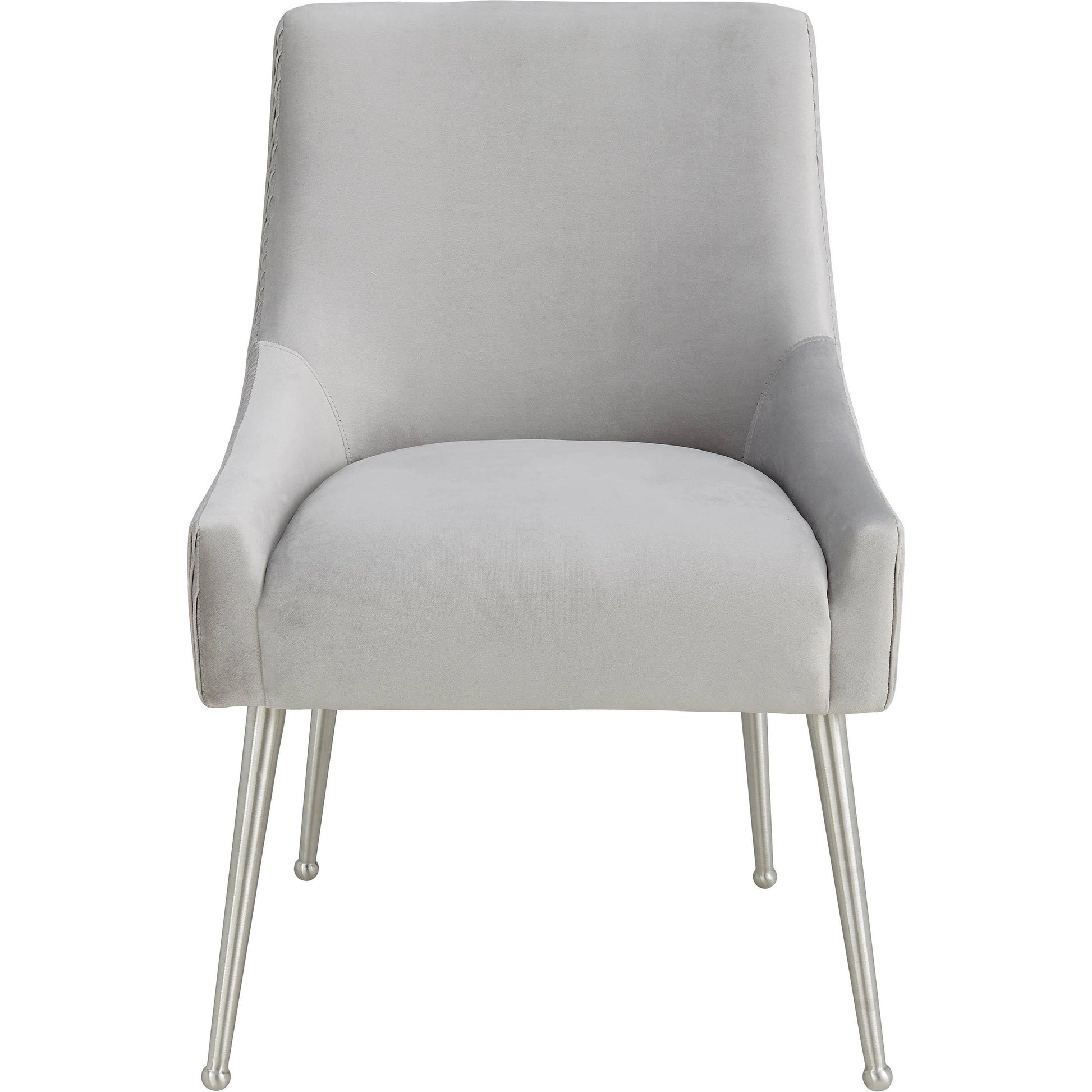 Beatrix Side Chair by TOV Furniture. Made from velvet in a modern style.