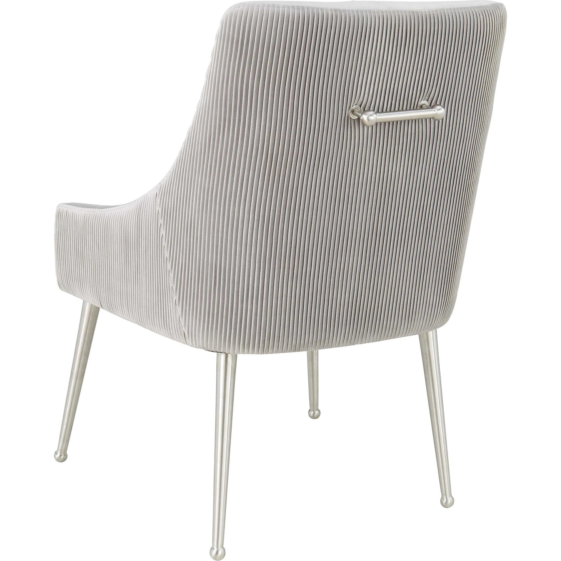 Beatrix Side Chair by TOV Furniture. Made from velvet in a modern style.